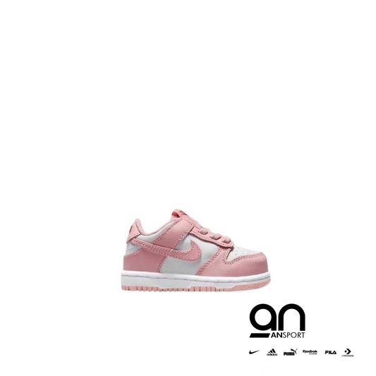 Nike TD Dunk Low "White/Pomegranate/Pink Glaze"